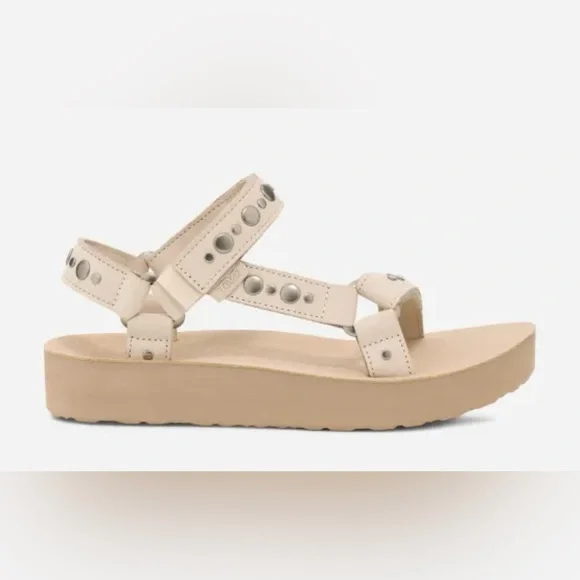 Teva White Sandals Comfortable and Versatile